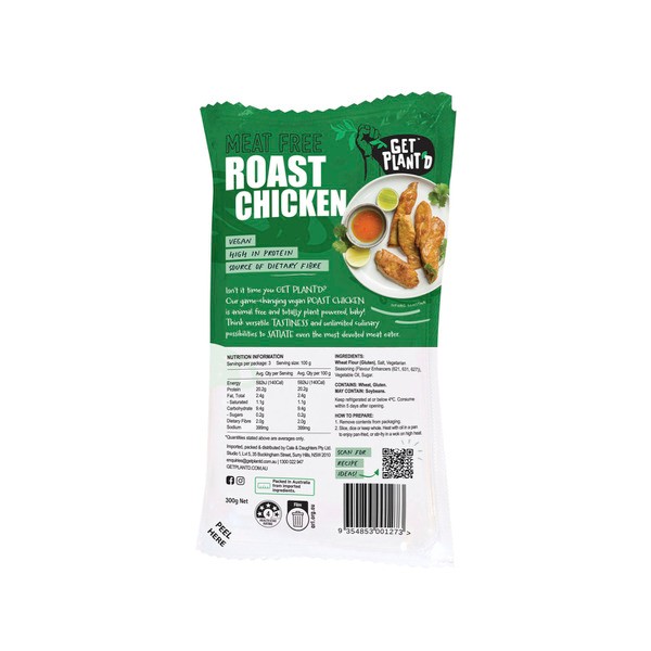 Get Plant'd Meat Free Roast Chicken | 300g