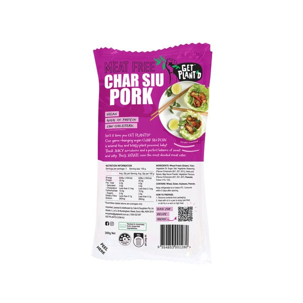 Get Plant'd Meat Free Roast Char Siu Pork | 300g