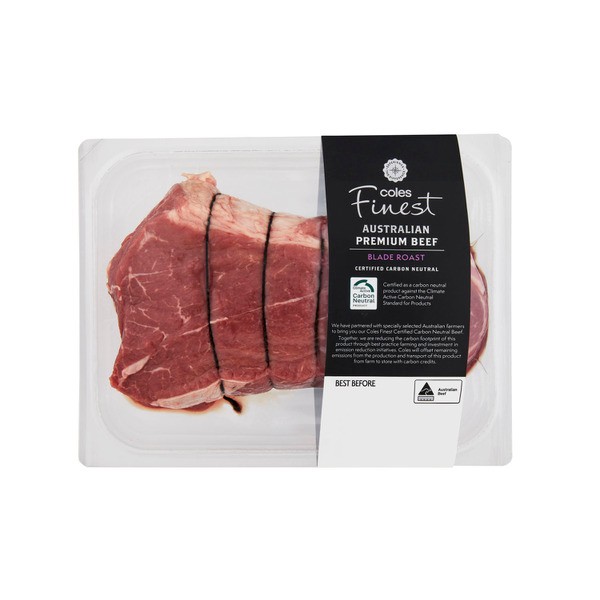 Coles Finest Carbon Neutral Beef Blade Roast | approx. 800g