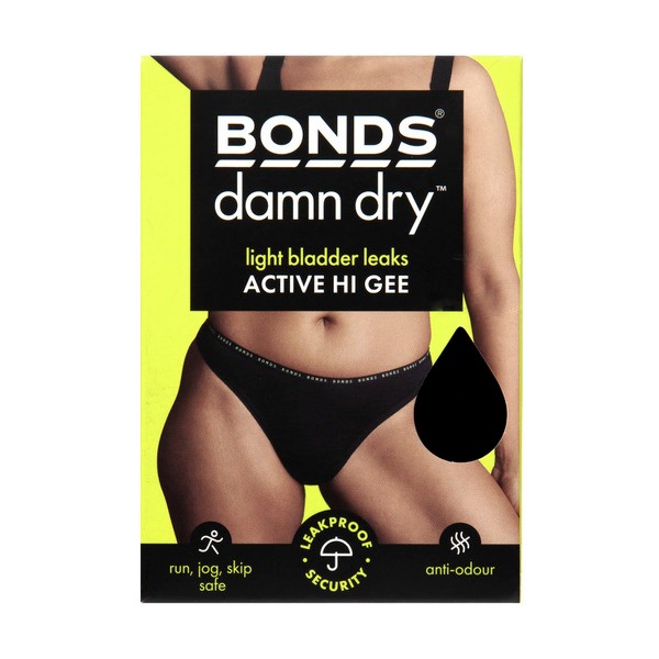 Bonds Damn Dry Active Gee Size 14 | 1 pack