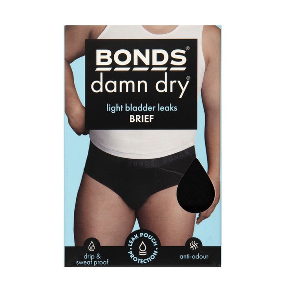 Bonds Mens Damn Dry Brief Size L | 1 pack