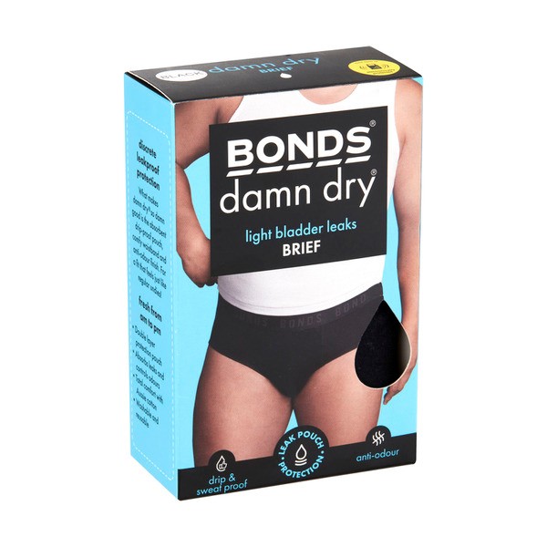 Bonds Mens Damn Dry Brief Size XL | 1 pack