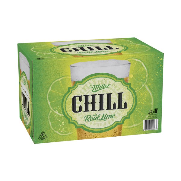 Miller Chill Premium Bottle 330mL | 24 Pack