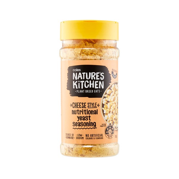 Coles Natures Kitchen Cheese Style Nutritional Yeast Seasoning | 100g