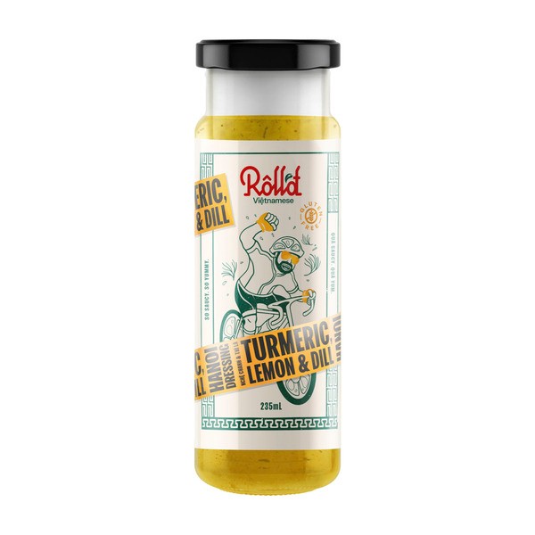 Roll'D Dressing Turmeric Lemon & Dill Finishing Sauce | 235mL