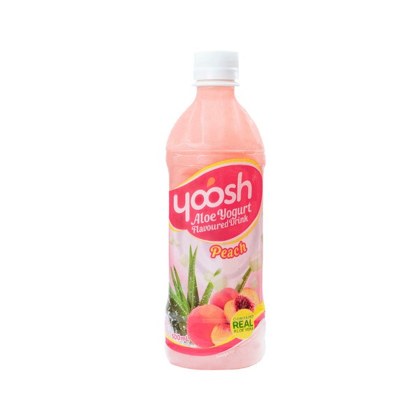Yoosh Aloe Yoghurt Drink Peach | 500mL