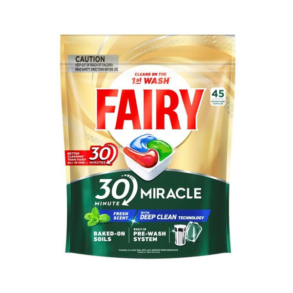 Fairy 30 Minute Miracle Clean Deep Clean | 45 pack