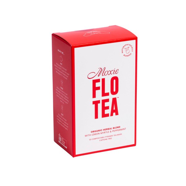 Moxie Flo Tea Organic Herbal Blend | 10 pack
