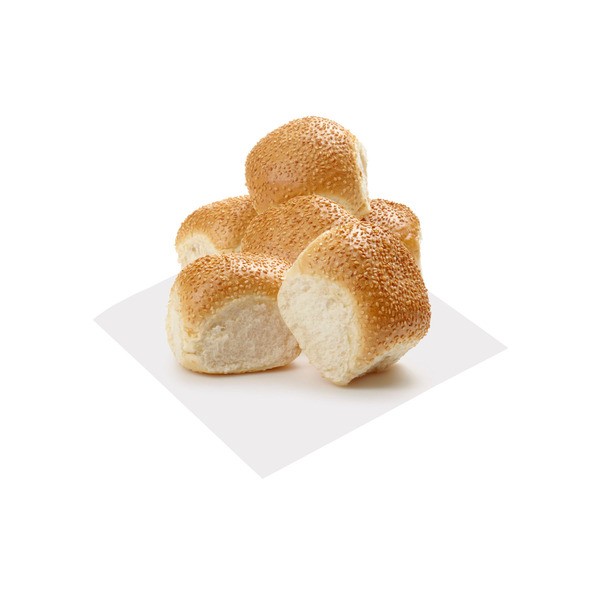 Coles Bakery Crusty Round Rolls | 6 pack