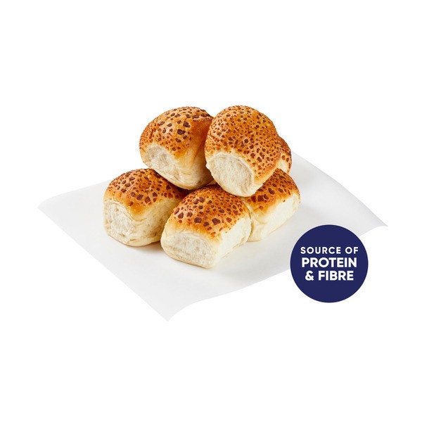 Coles Bakery Tiger Rolls | 6 pack
