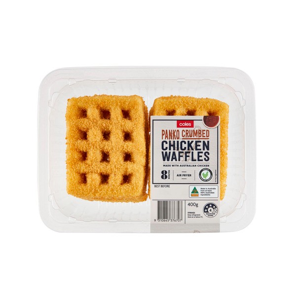 Coles RSPCA Approved Chicken Waffles | 400g