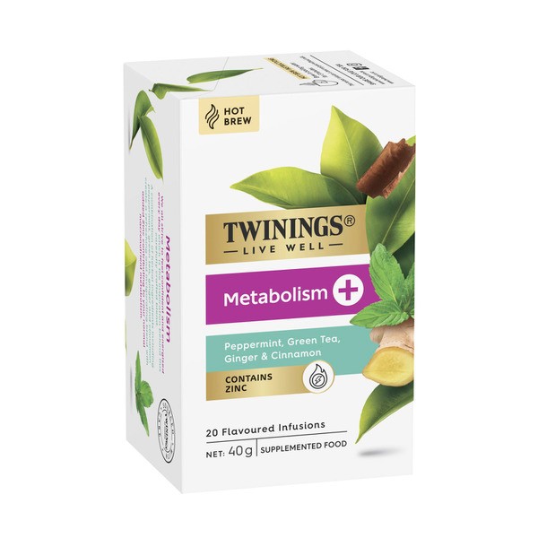Twinings Livewell Metabolism + Zinc Tea Bag | 20 pack