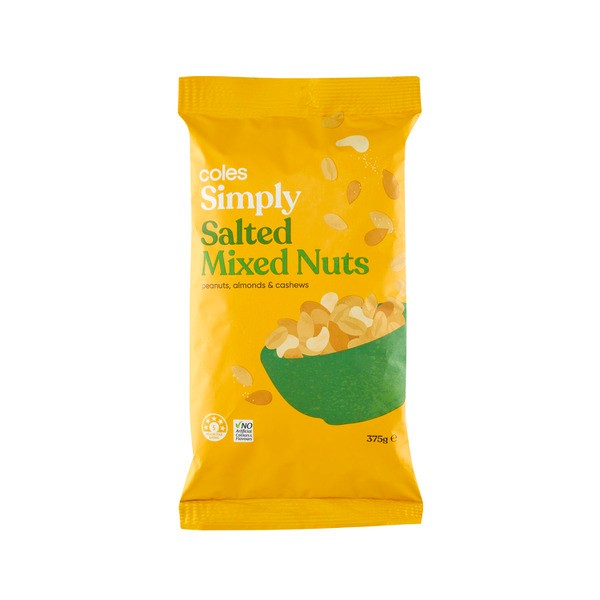 Coles Simply Salted Mixed Nuts | 375g