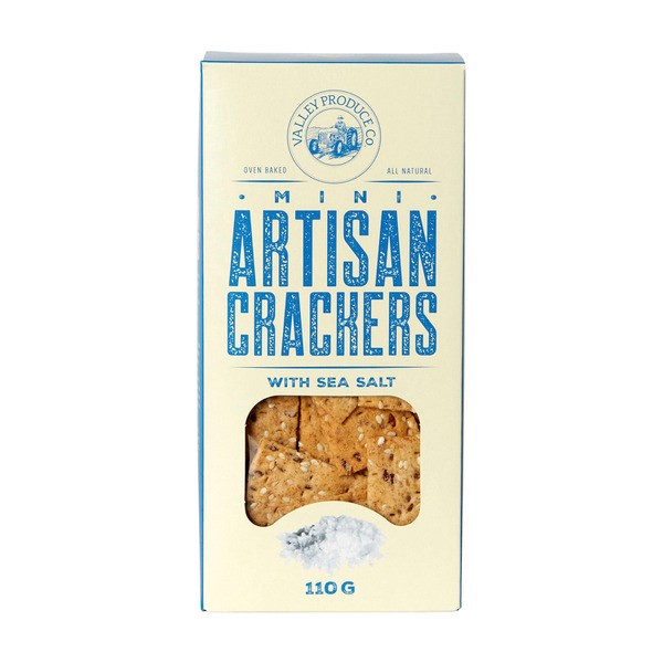 Artisan Crackers With Sea Salt Mini | 110g