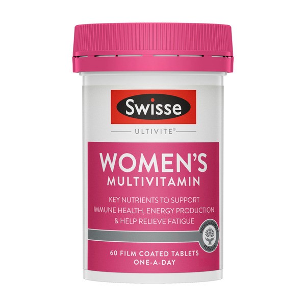 Swisse Ultivite Women's Multivitamin With Key Nutrients | 60 pack
