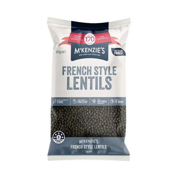 McKenzie's French Style Black Lentils | 375g