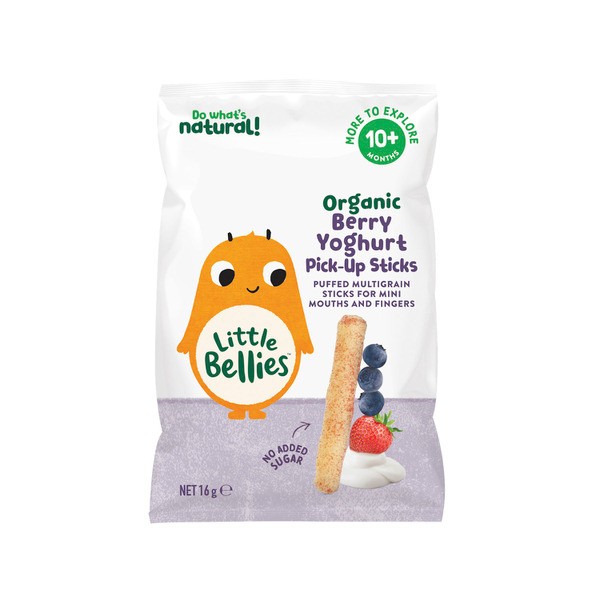 Little Bellies Organic Berry Yoghurt Pick Up Sticks 10+ Months | 16g