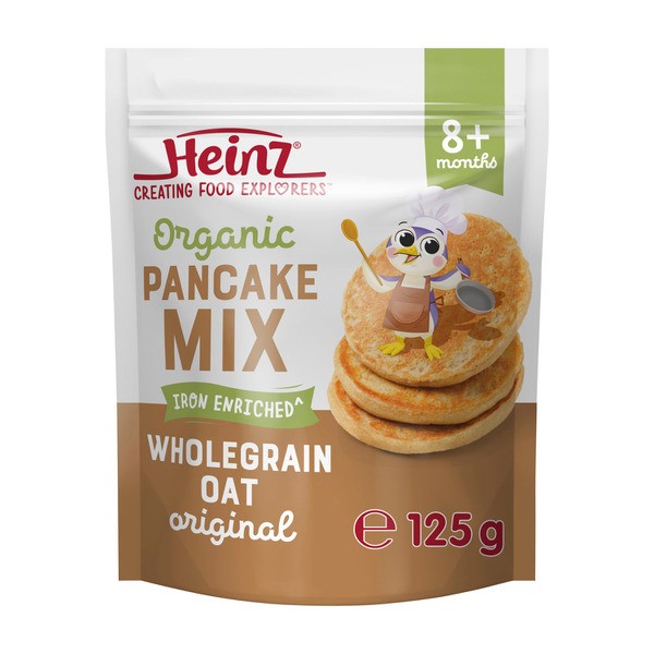 Heinz Organic Pancake Mix Wholegrain Oat Original 8+ Months | 125g