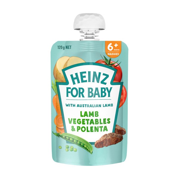 Heinz Lamb Vegetable And Polenta 6+ Months Pouch | 120g