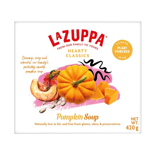 La Zuppa Microwaveable Soup Bowl Pumpkin Soup | 420g