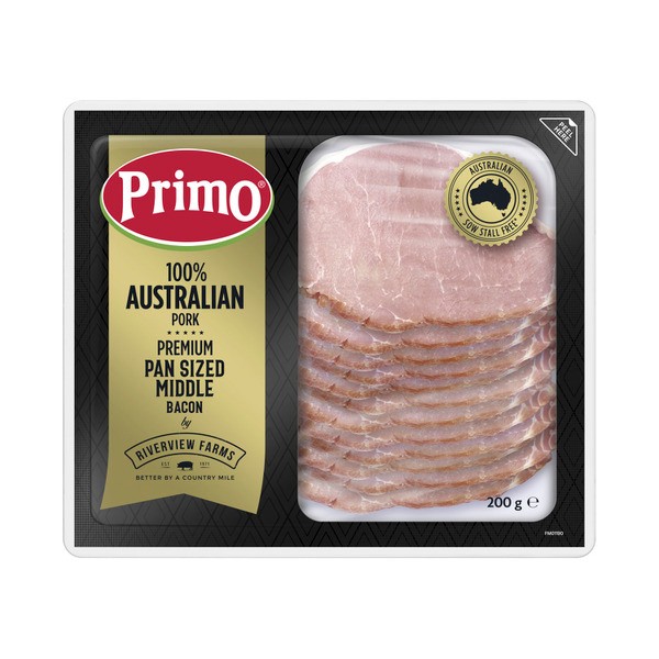 Primo Australian Made Middle Bacon | 200g