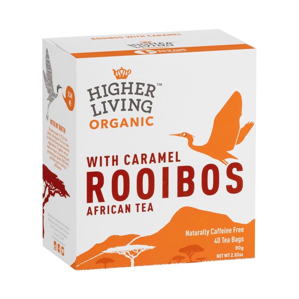 Higher Living Organic Rooibos Caramel | 40 pack