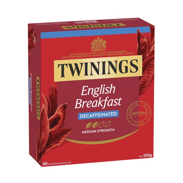 Twinings English Breakfast Decaf Tea Bags | 80 pack