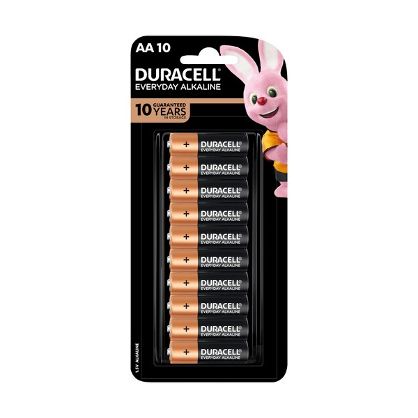 Duracell Everyday Alkaline AA | 10 pack