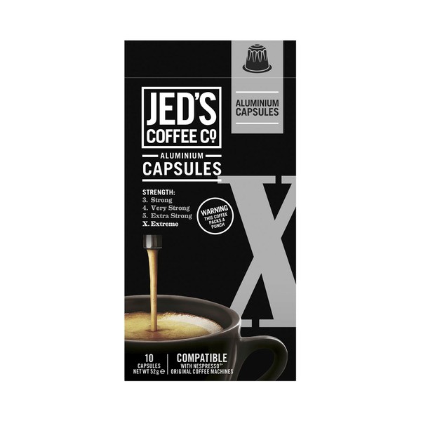 Jed's No.X Extreme Nespresso Compatible Capsules | 10 pack