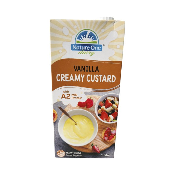 Nature One Dairy A2 Milk Protein Vanilla Custard | 1L