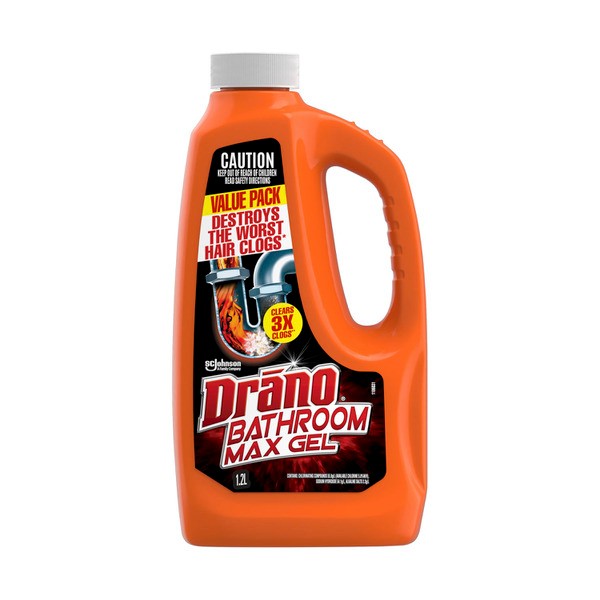 Drano Bathroom Max Gel Drain Liquid | 1.2L