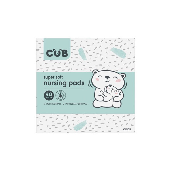 CUB Super Soft Nursing Pads | 40 pack