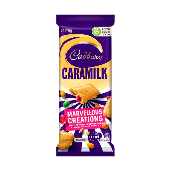 Cadbury Caramilk Marvellous Creations Chocolate Block | 190g