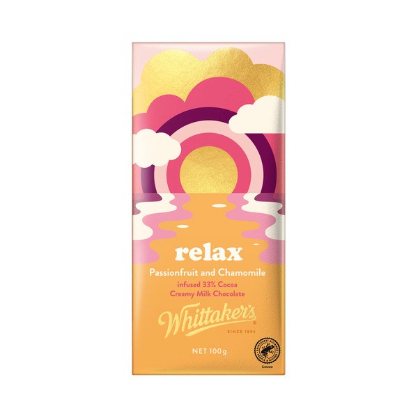 Whittaker's Chocolate Relax Passionfruit Block | 100g