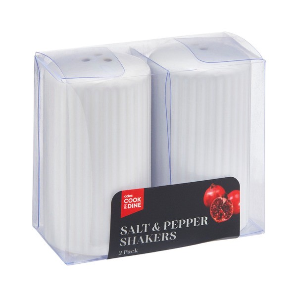 Cook & Dine Salt & Pepper Shakers | 2 pack