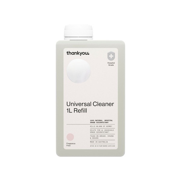 Thankyou Universal Cleaner Fragrance Free Refill | 1L