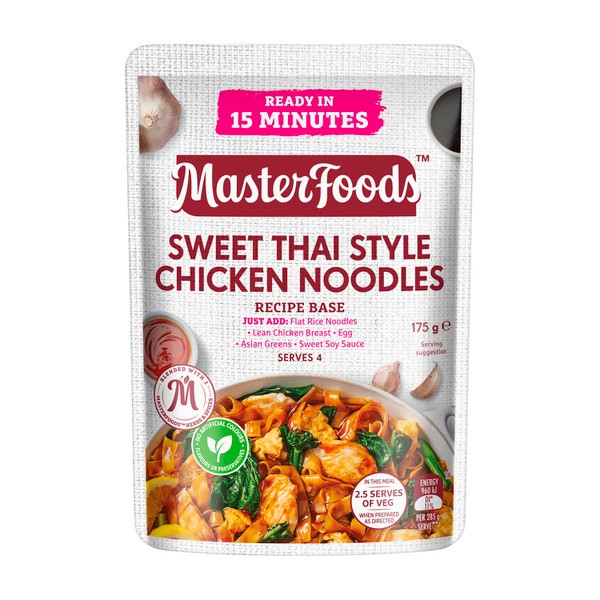 Masterfoods Sweet Thai Style Chicken Noodles Recipe Base | 175g