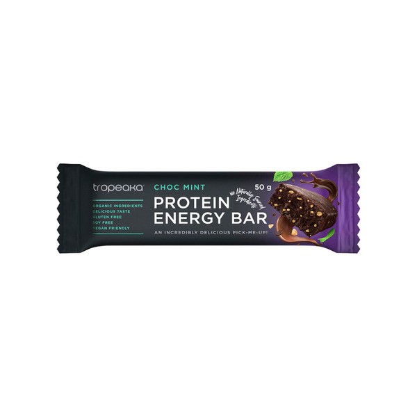 Tropeaka Protein Energy Bar Chocolate Mint | 50g