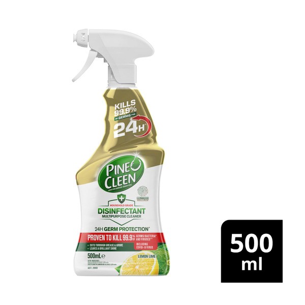 Pine O Cleen 24Hour Protection Disinfectant Multipurpose Spray Lemon | 500mL