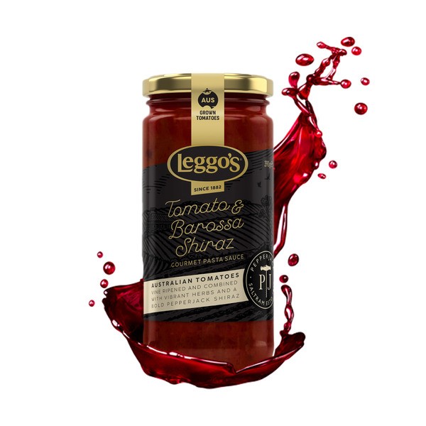 Leggos Gourmet Tomato Pasta Sauce Australian Pepperjack Shiraz  | 390g