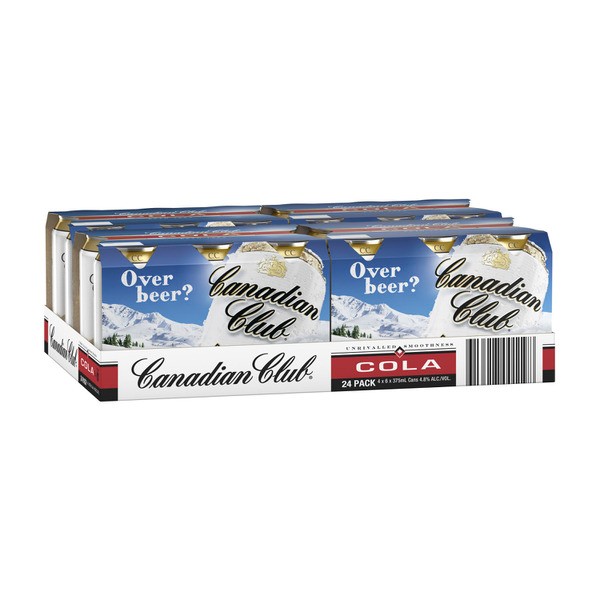 Canadian Club Cola Can 375mL | 24 Pack