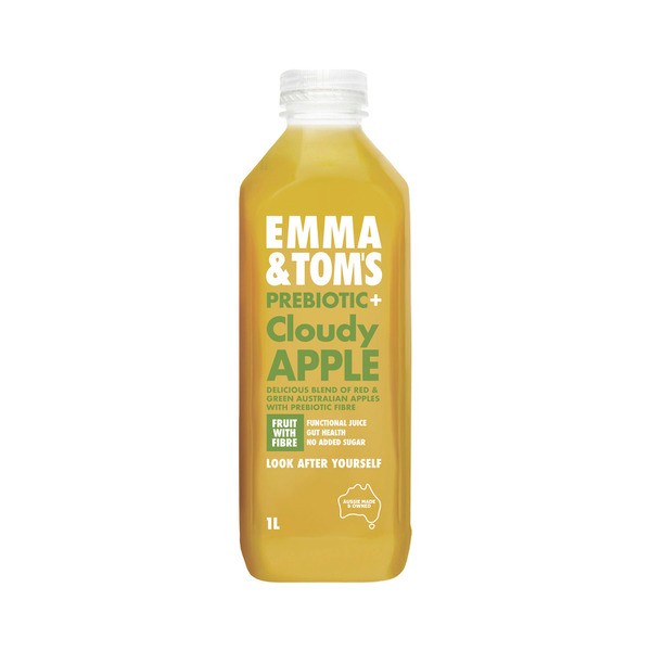 Emma And Toms Cloudy Apple Prebiotic Juice | 1L