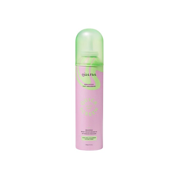 Quick Screen Hydrating Aftersun Whipped Mousse With Aloe & Cucumber | 260g