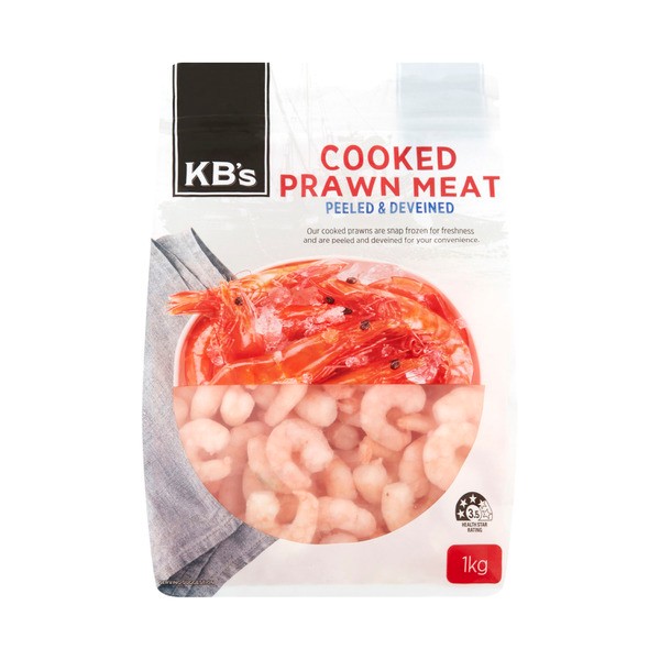 KB's Prawns Cooked & Peeled | 1kg