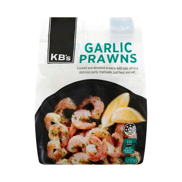 KB's Cooked Garlic Prawns | 500g
