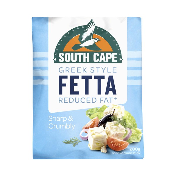 South Cape Reduced Fat Greek Style Fetta | 200g