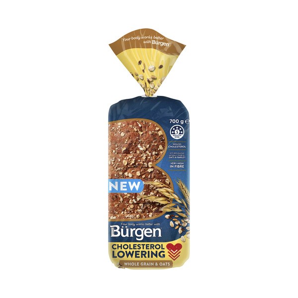 Burgen Cholesterol Lowering Wholegrain And Oats Bread | 700g