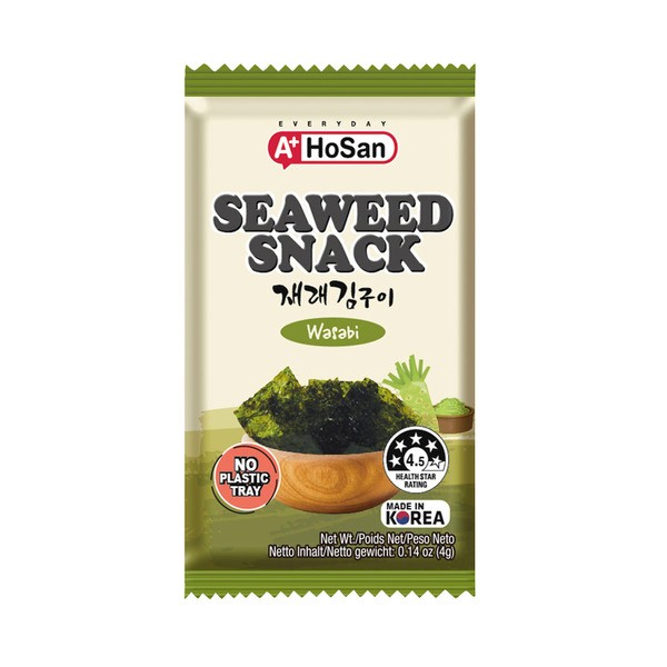 A+ Hosan Wasabi Seaweed Snack | 4g