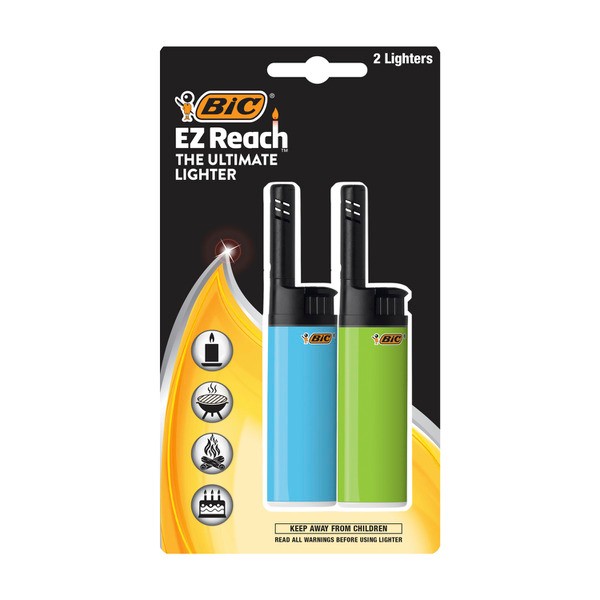 Bic Ez Reach Lighters | 2 pack