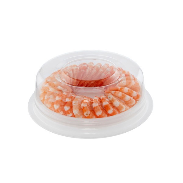 Coles Deli Thawed Cooked Prawn Plate Small | 200g
